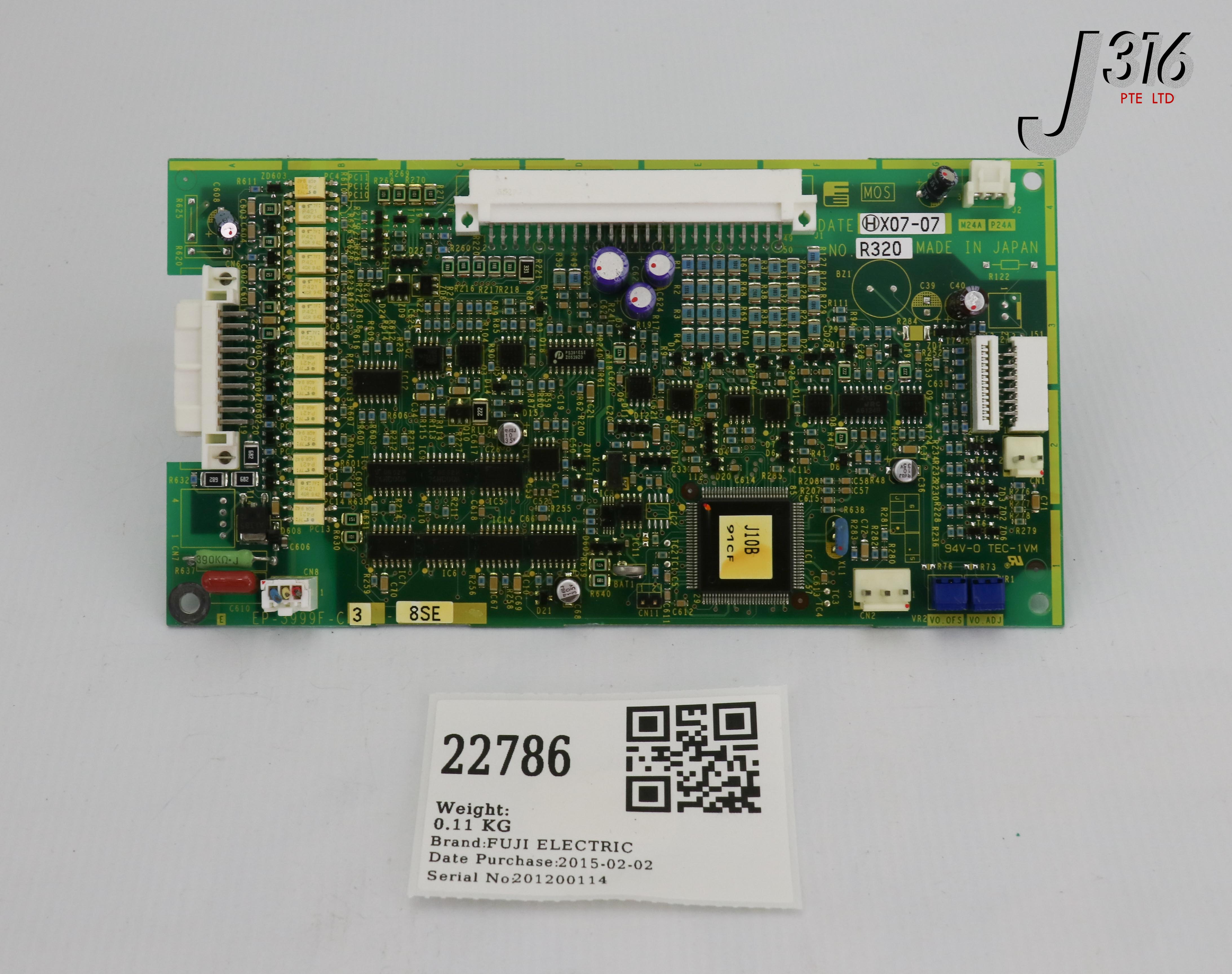 【③】 22786 FUJI ELECTRIC PCB ASSY EP-3999F-C3-8SE | eBay Australia